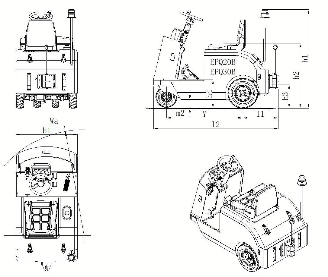 Tow Tractors Sit Type 7