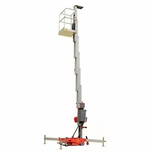 Single mast aluminum alloy lift platform (2)