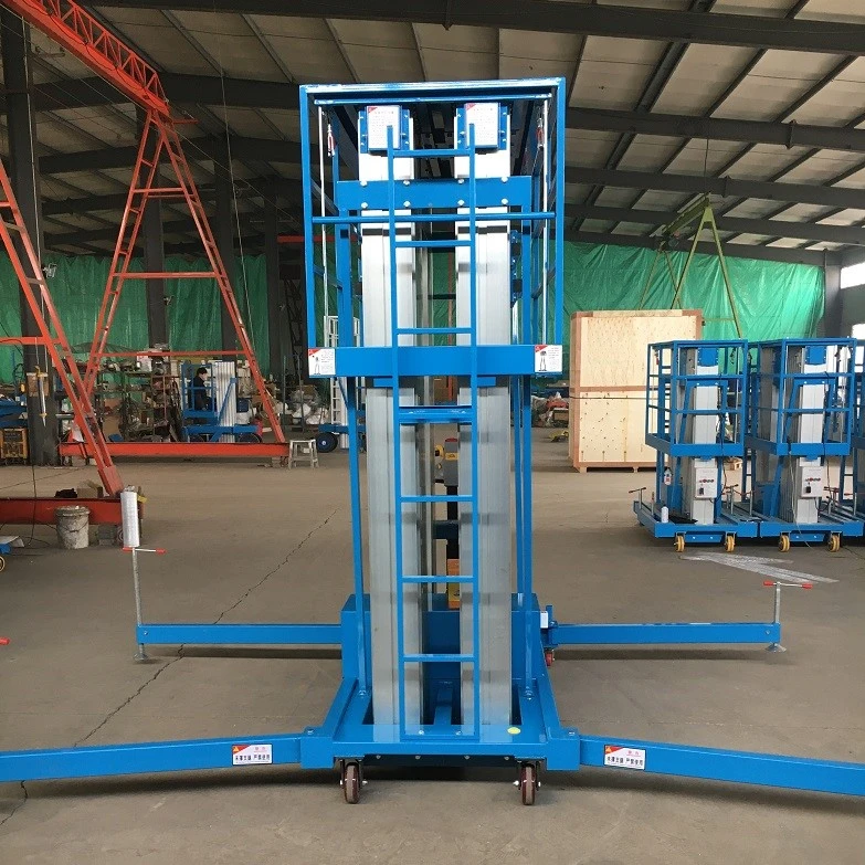 Four mast aluminum alloy lift platform 2 Four mast aluminum alloy lift platform 2