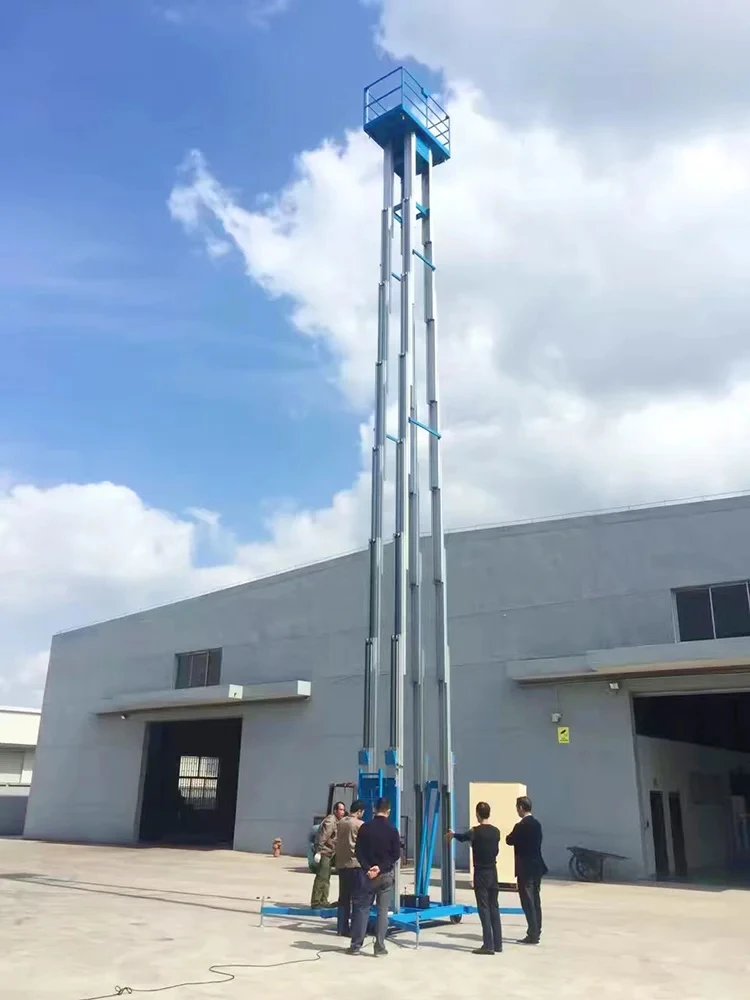 four mast aluminum alloy lift platform 1