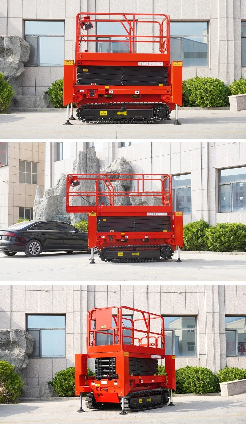 Outrigger crawler scissor lift platform 1