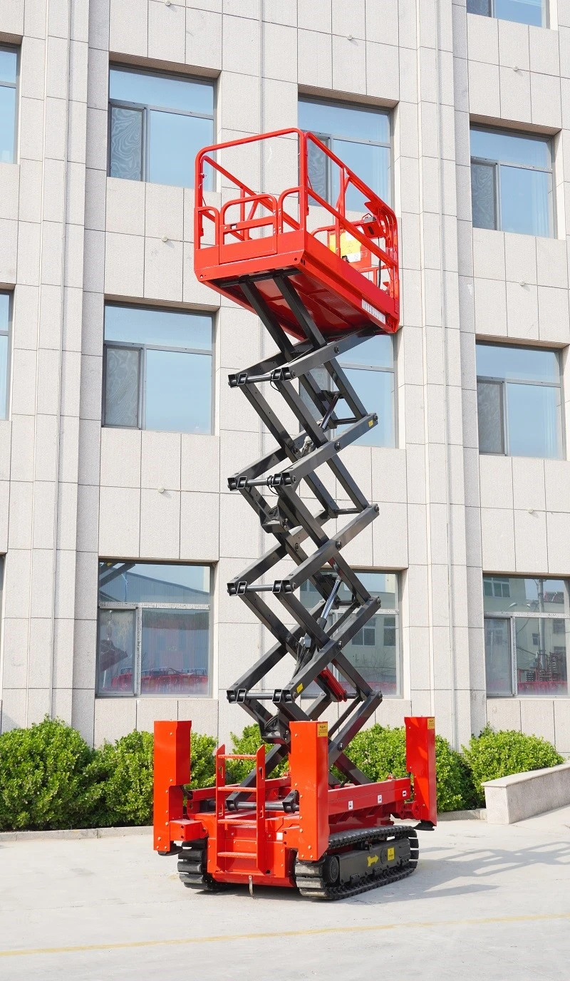 Outrigger crawler scissor lift platform 3