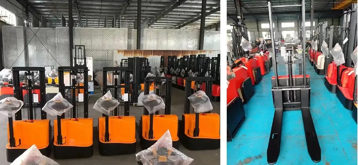Semi Electric pallet stacker 1 Semi Electric pallet stacker 1